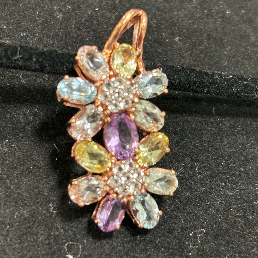 Multi Gemstone Pendant - image 1